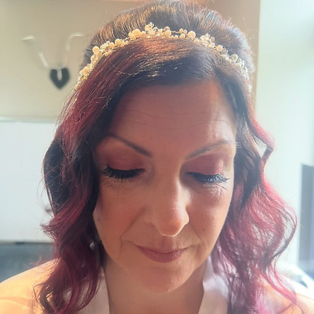 Wedding hair for bride