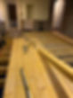 New floor boards being fitted