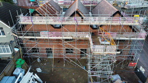 construction on new build 