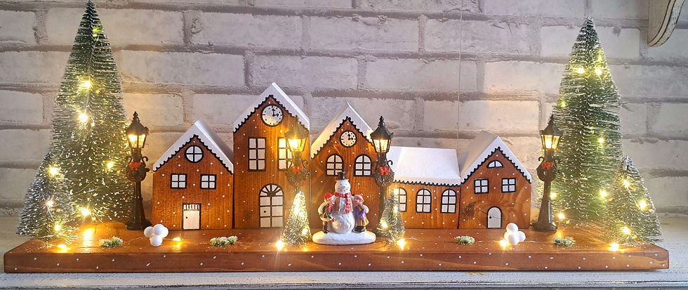 Svítící vesnička trámek 5DM Lampy