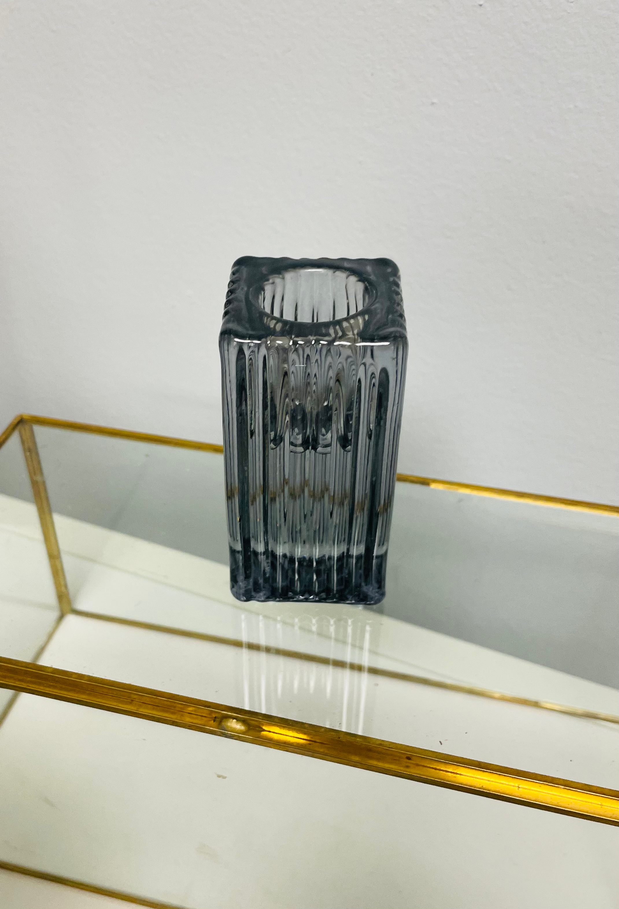 Taper Candle Holder - Smoke