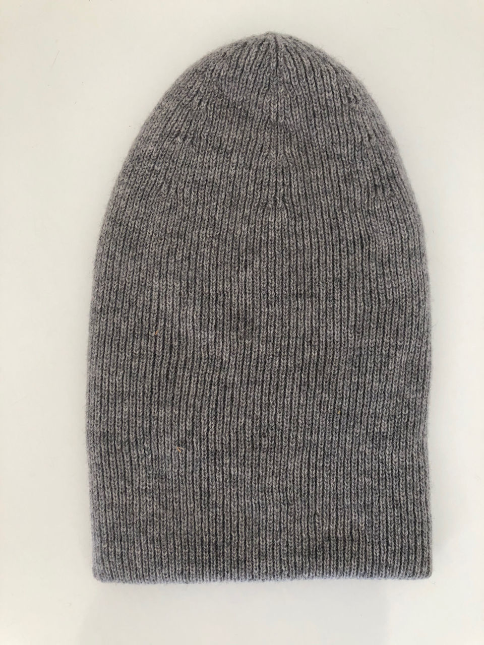 Grey Merino Beanie