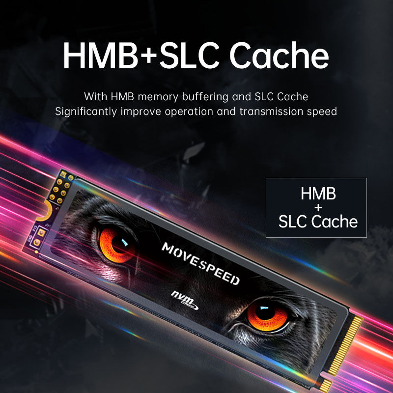 Thumbnail: MOVESPEED 7450MB/s SSD NVMe M.2 2280 4TB 2TB 1TB Internal Solid State Hard Disk 
