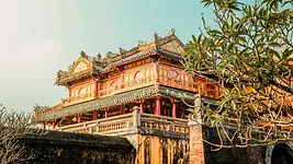 Cité impériale de Hué au Centre Vietnam avec architecture royale de la dynastie Nguyen