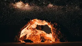 Rock Arch Camp sous le ciel étoilé dans le Namib Naukluft en Namibie