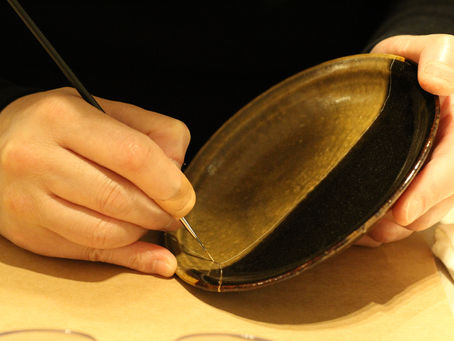 明石で食と暮らしのワークショップ 金継体験会