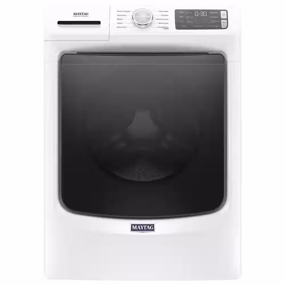 Maytag 4.5 Cu. Ft Front Load Washer with Steam in White