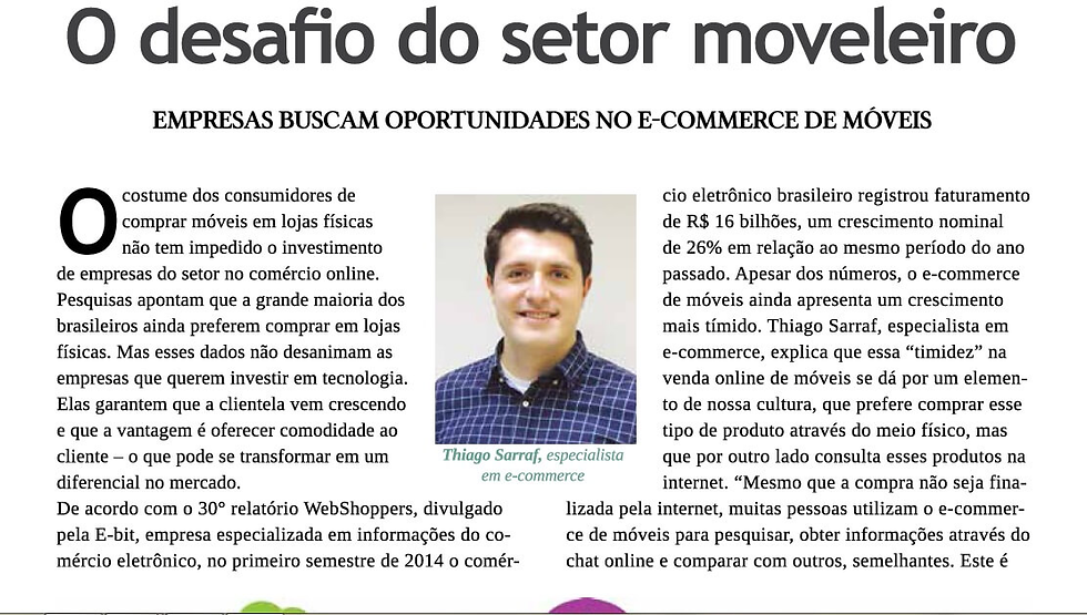 Imagem que contém informações sobre o desafio do setor moveleiro