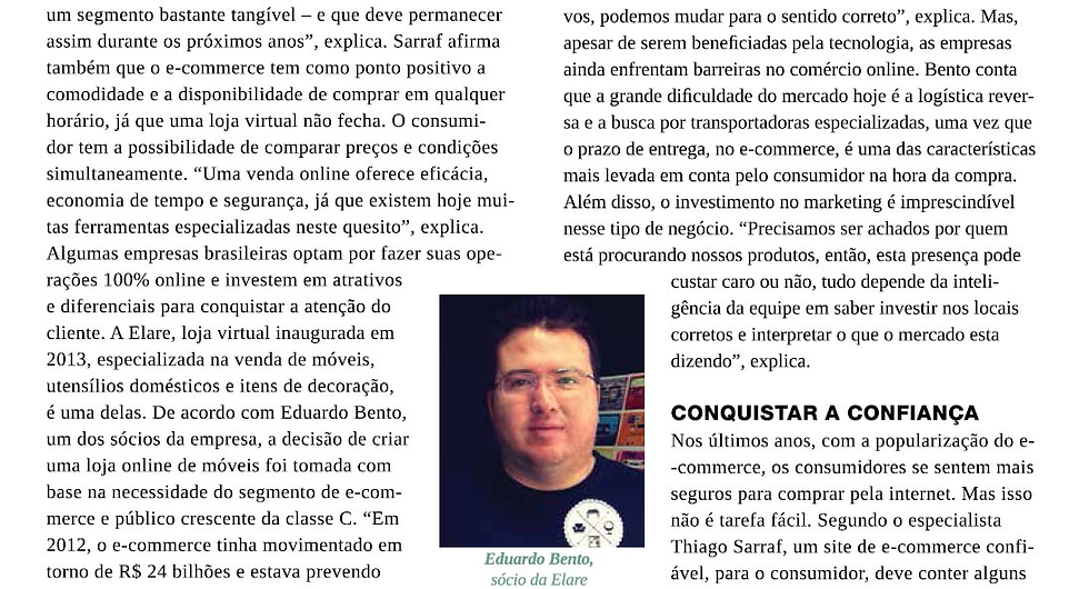 Imagem com a continuação do artigo sobre o desafio do setor moveleiro