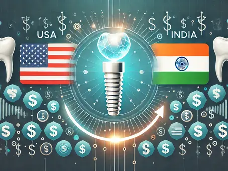 Best implant dentist in India Dr. Anshu Gupta vs US Dentists – Same World-Class Care, at One-Third the Cost