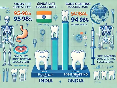 “Success Rates of Sinus Lift and Bone Grafting Procedures in India”