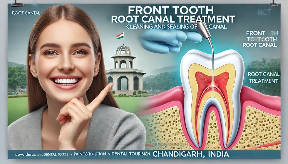 Front tooth Rct in Chandigarh