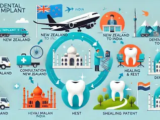 Step-by-Step Dental Implant Process in India for Patients from New Zealand