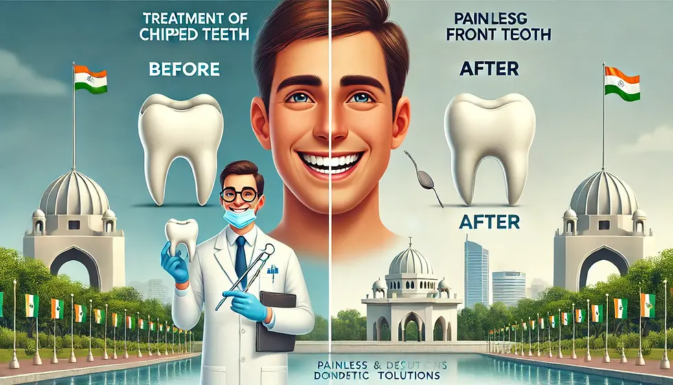 Treatment of chipped teeth  in Chandigarh