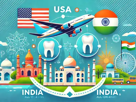 Travel & Treatment: Planning Your All-on-4 Dental Implant Trip from USA to India