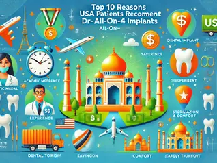 Top 10 Reasons Why USA Patients Recommend Dr. Anshu Gupta for All-on-4 Implants