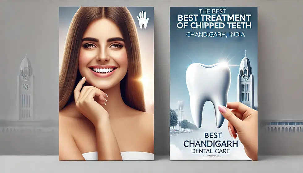Best treatment of chipped teeth in Chandigarh 