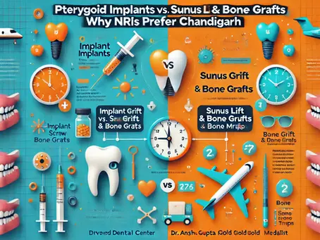 Pterygoid Implants vs. Sinus Lift and Bone Grafts: Why NRIs Prefer Chandigarh
