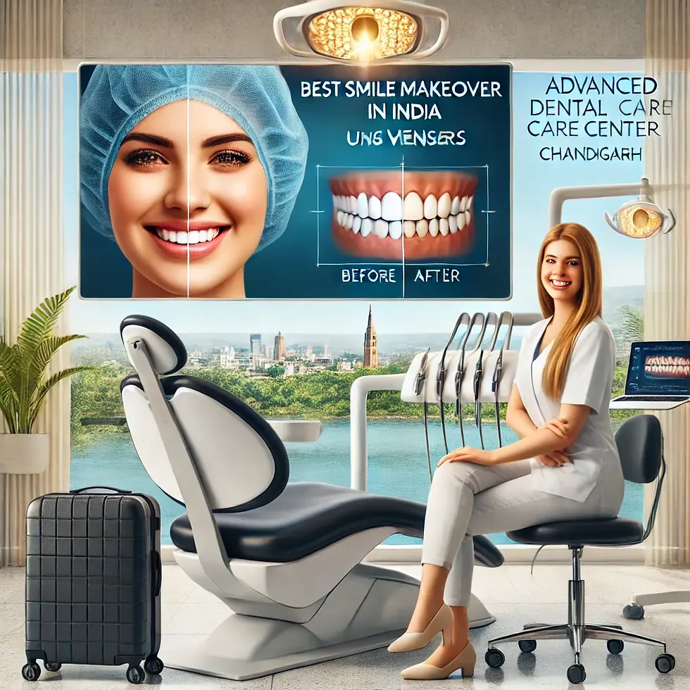 Best Smile Makeover in India Using Veneers: Step-by-Step Treatment Process | Advanced Dental Care Center Chandigarh
