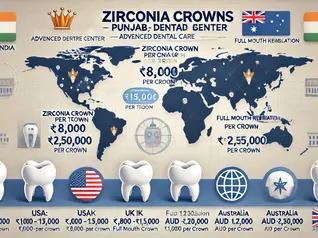 Cost of Zirconia Crowns in Punjab vs Abroad: Best Value for NRIs