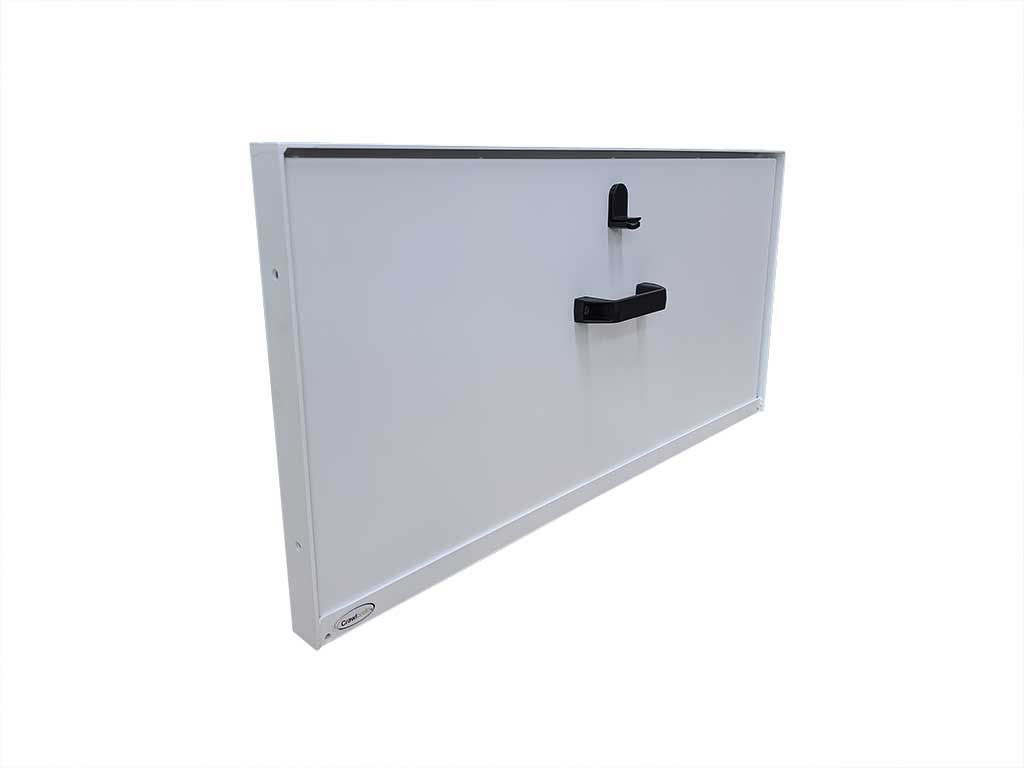crawlspace door - white
