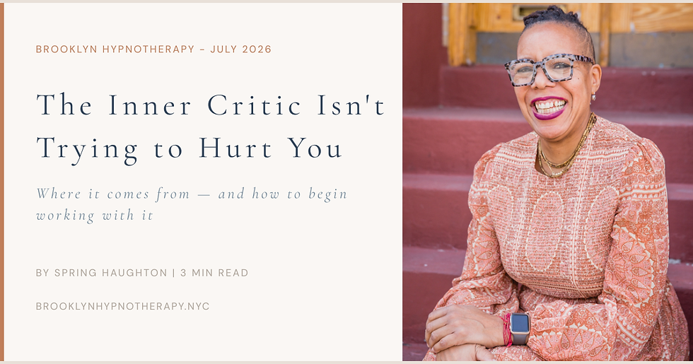 The Inner Critic Isn't Trying to Hurt You