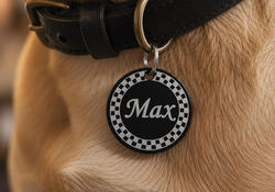 Hundemarke groß personalisiert