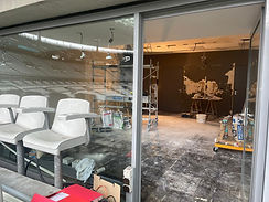 Travaux loge Renault au stade de France