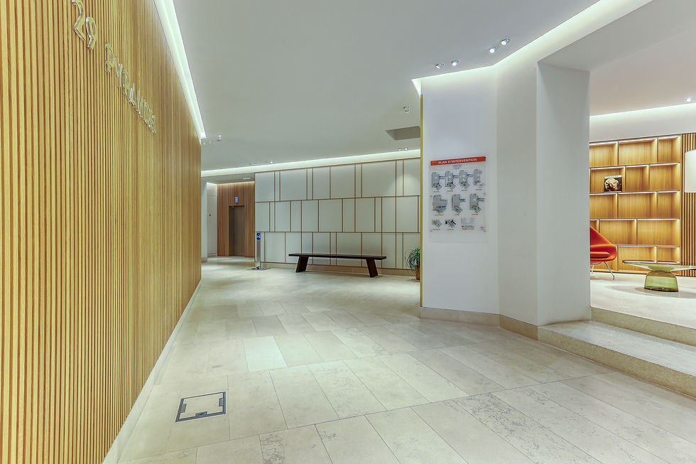 Rez-de-chaussée bureaux diptyque