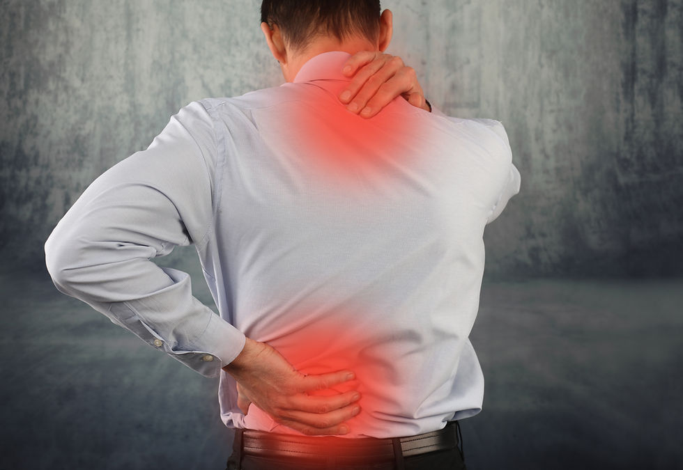 Cervical and lumbar conditions can result in long term disability