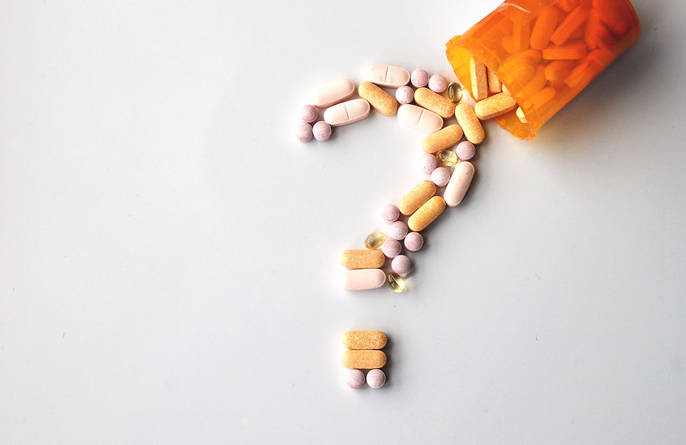 What objective evidence can prove medication side effects?