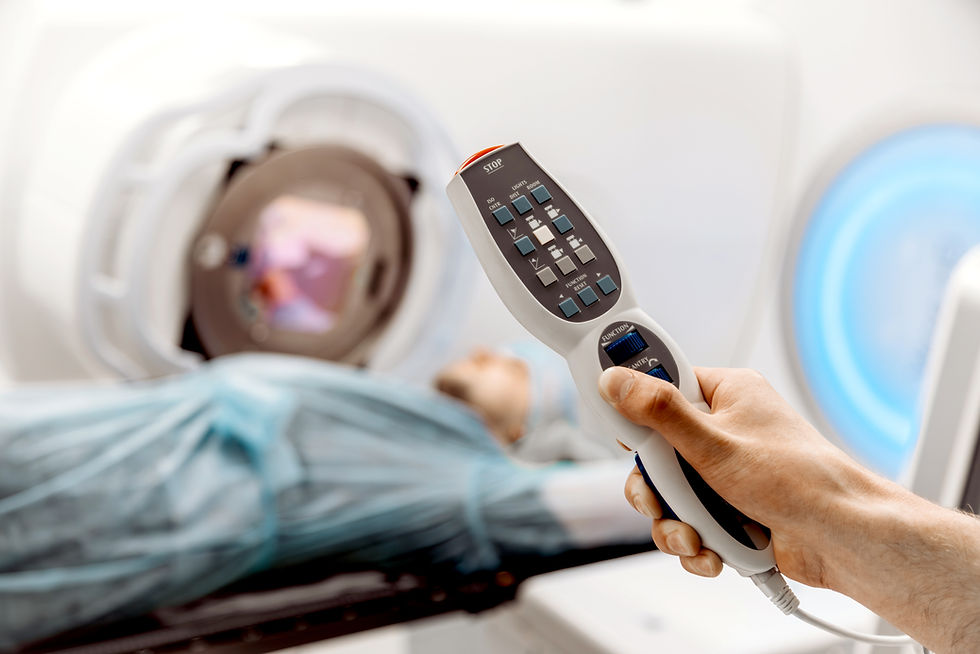 Radiation therapy for lung cancer can itself cause long term disability