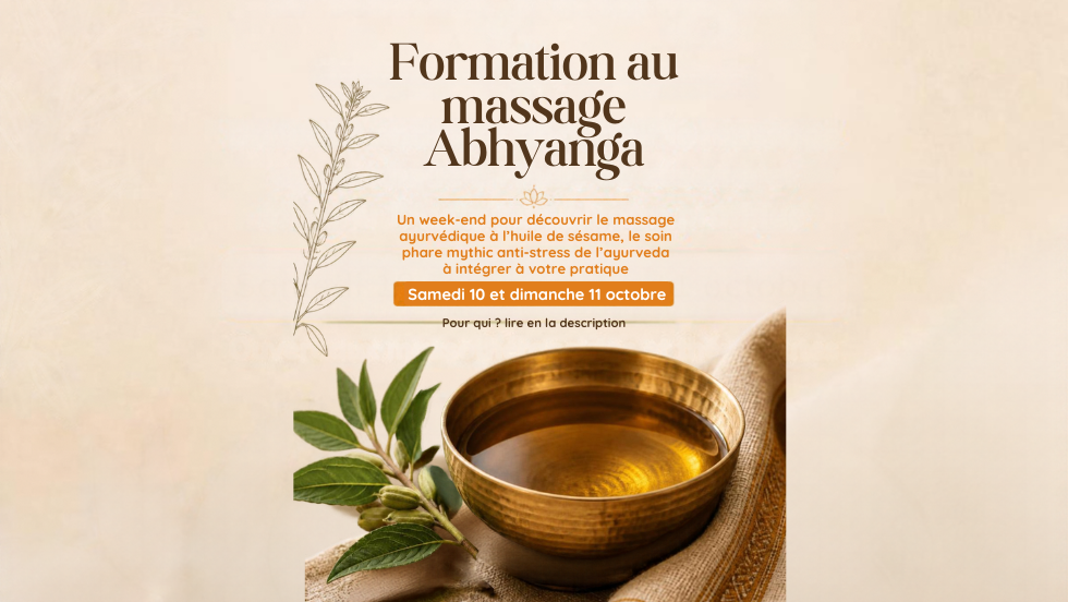 Formation au massage Abhyanga