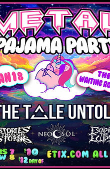 Fiesta de pijamas de metal