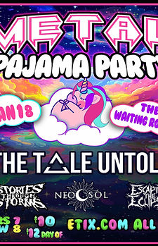 Fiesta de pijamas de metal