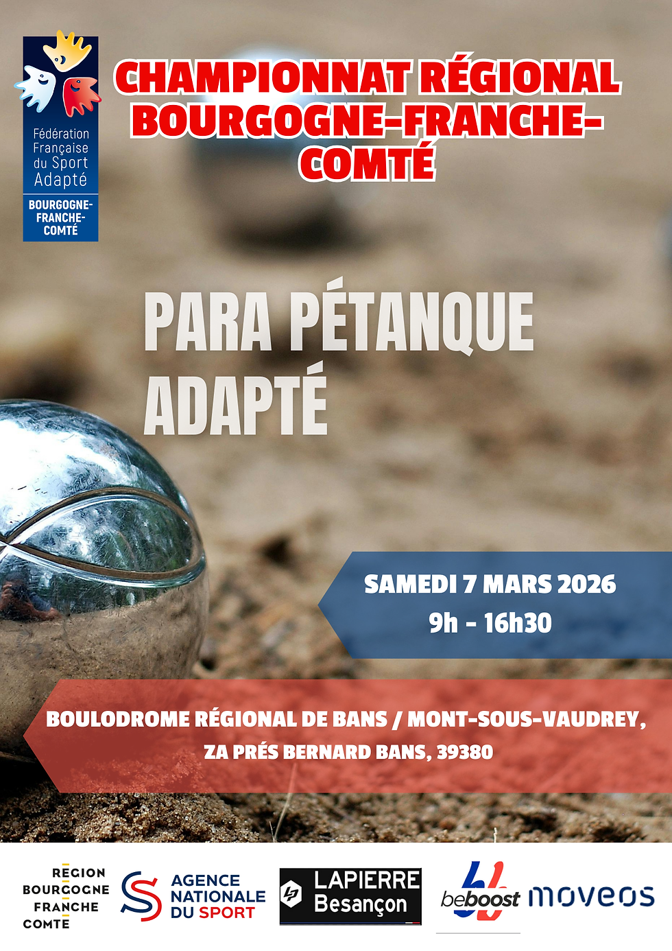Championnat Régional de Para-Pétanque Adapté