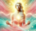 DALL·E 2025-03-09 14.39.49 - A radiant and uplifting scene of a beautiful woman meditating