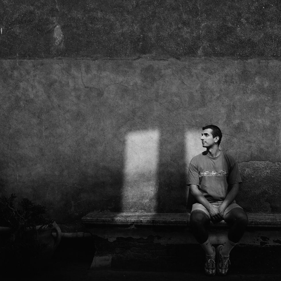Cinematographer Kian Altmann on a location scout for Terre di Cinema short film Stunner.