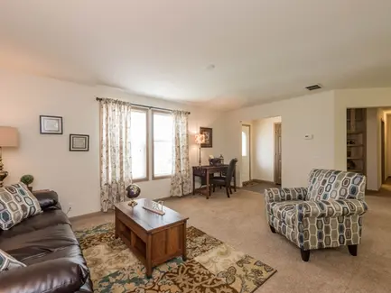 Redman Homes Living Rooms. Custom Built Mobile and Modular Homes from Manufacturers like Redman Homes, Clayton Homes and Champion Homes. Custom built for Turnkey Communities properties. 