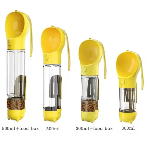 Miniatura: 3-in-1 Portable Dog Water Bottle and Food Dispenser