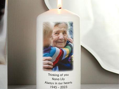 Personalised Memorial Candles