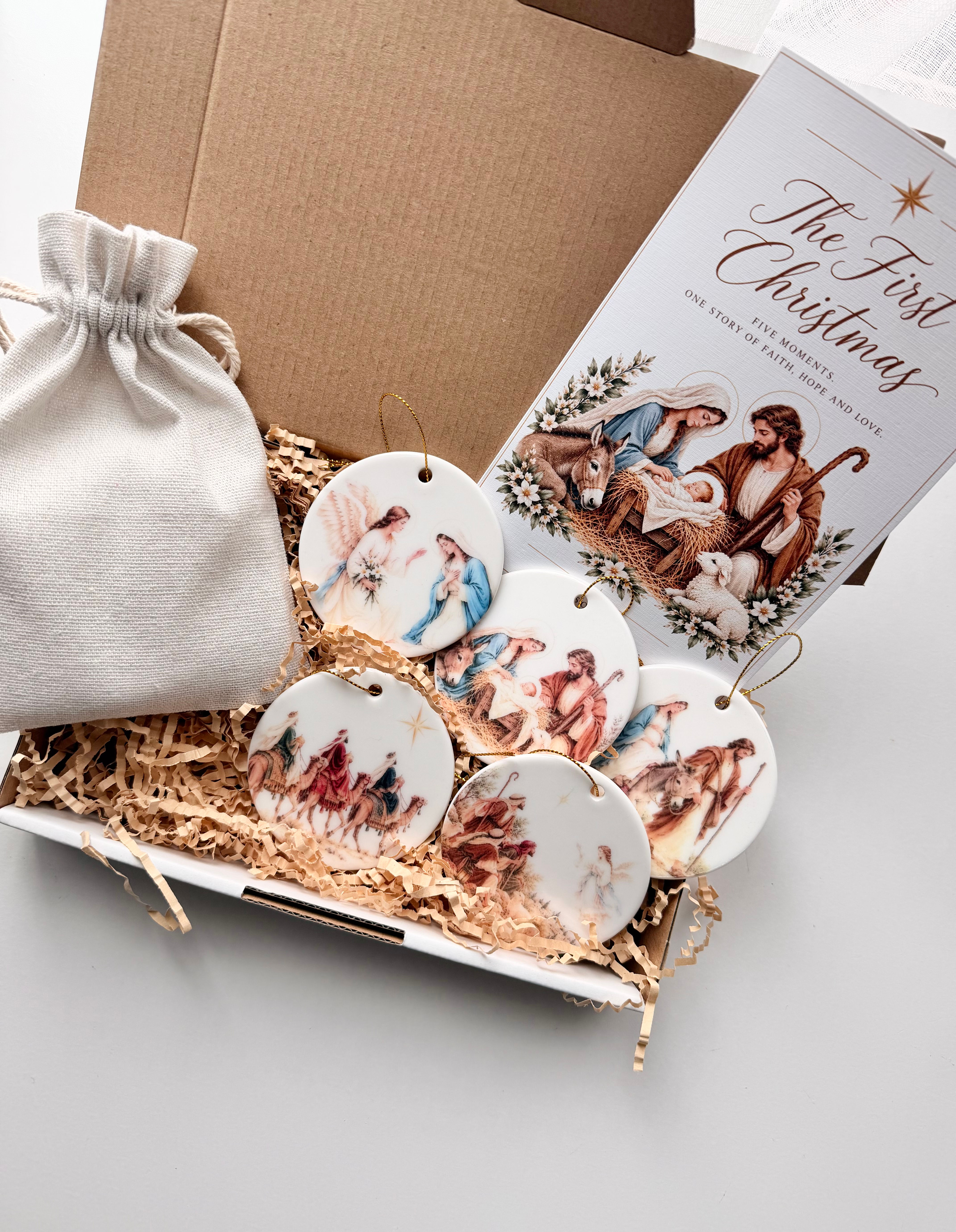 The First Christmas Ornaments
