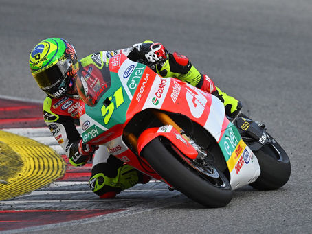 Eric Granado é segundo em simulação de corrida durantes testes da MotoE em Portimão