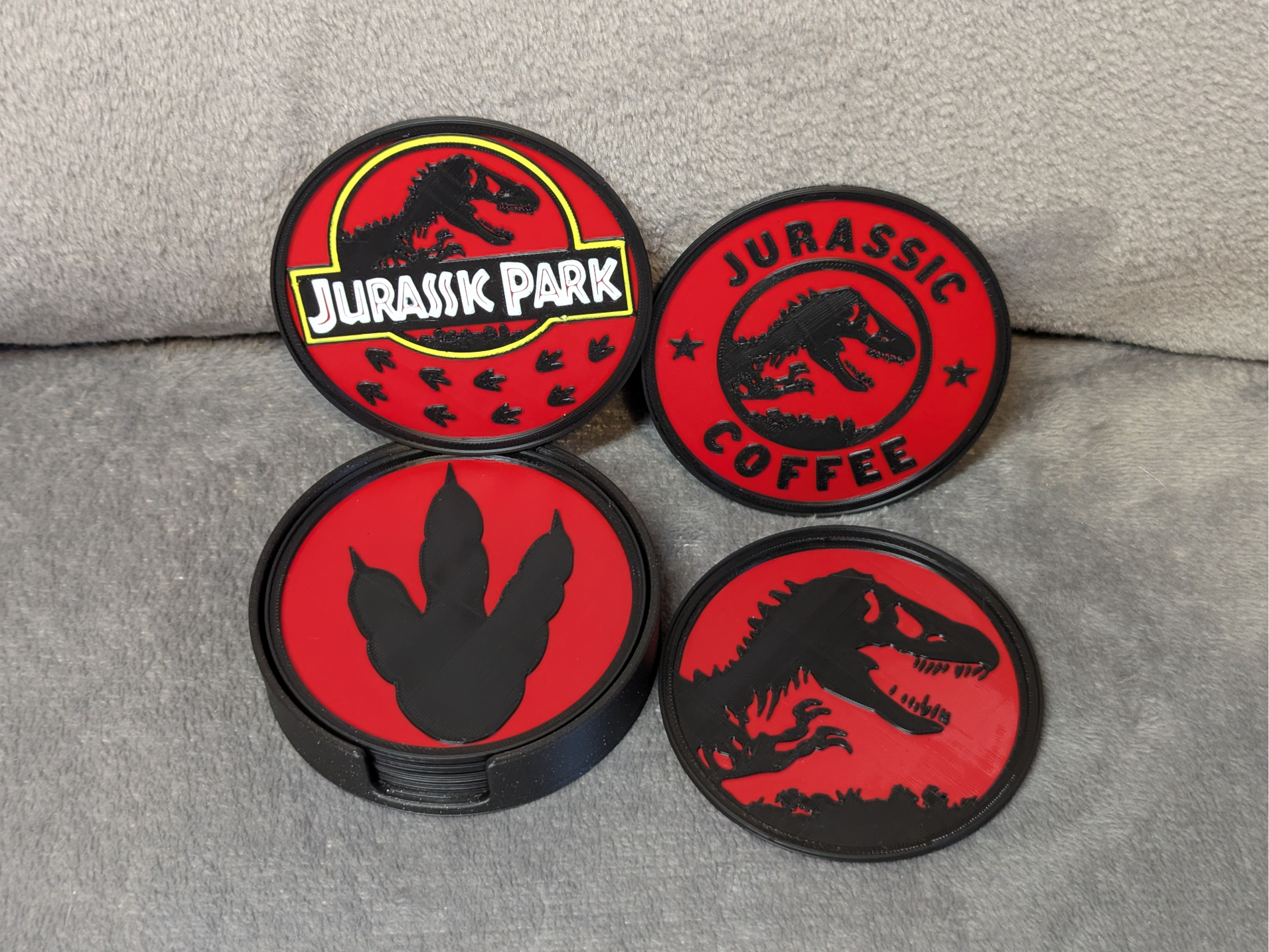 4'lü Jurassic Park Bardak Altlığı