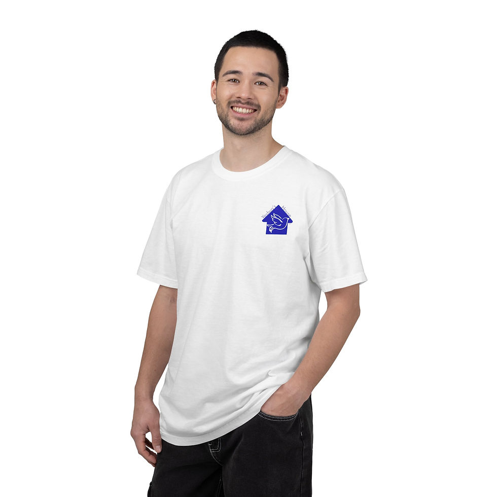 Thumbnail: Yeshua's House Dove Logo T-shirt | Front and Back (Men's)