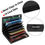 Thumbnail: Stealodeal Black RFID Protector Stainless Steel 10 Slot Card Holder