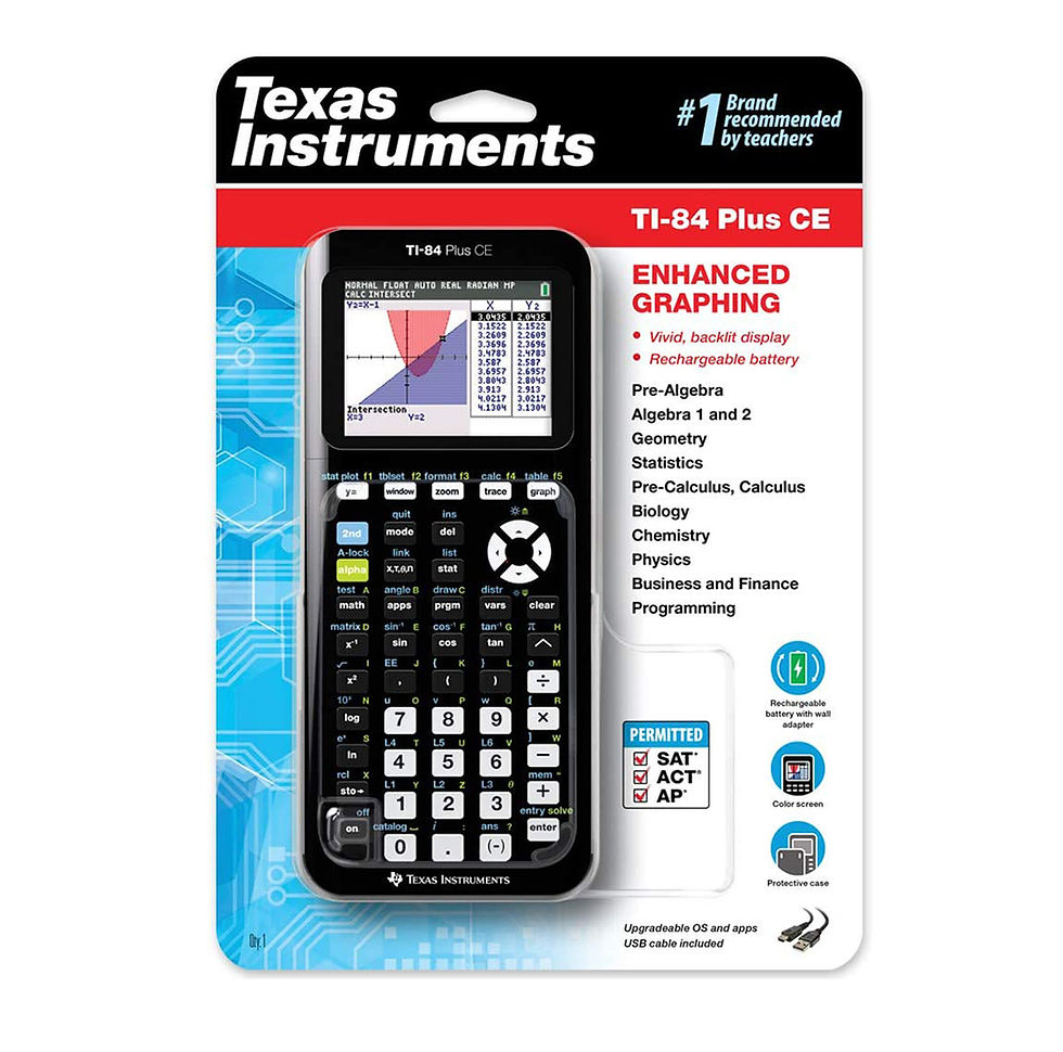 Thumbnail: Texas Instruments TI-84 Plus CE Graphing Calculator