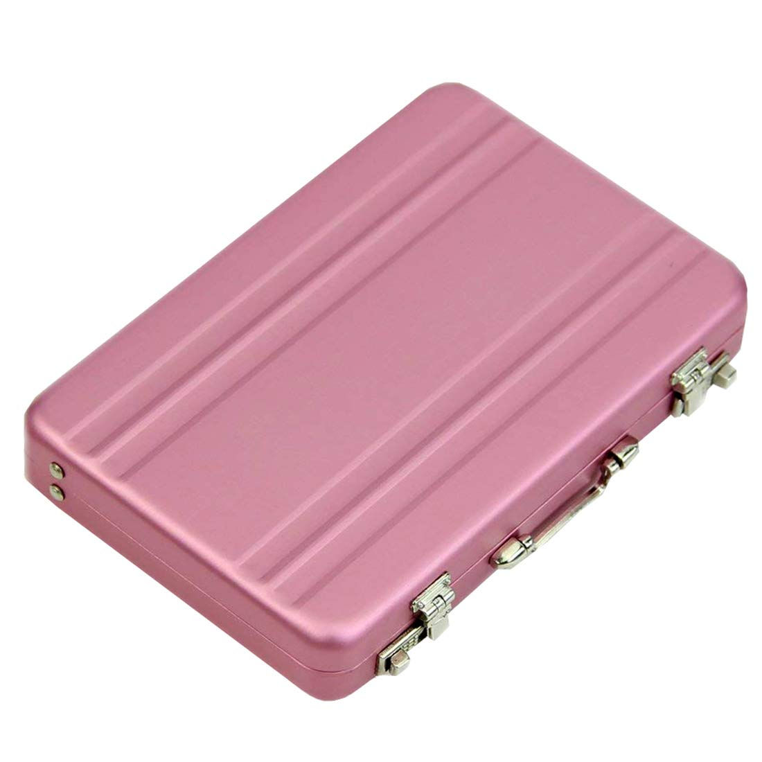 Stealodeal Pink New Mini Briefcase Debit/Credit/Visiting Card Case Cardholder