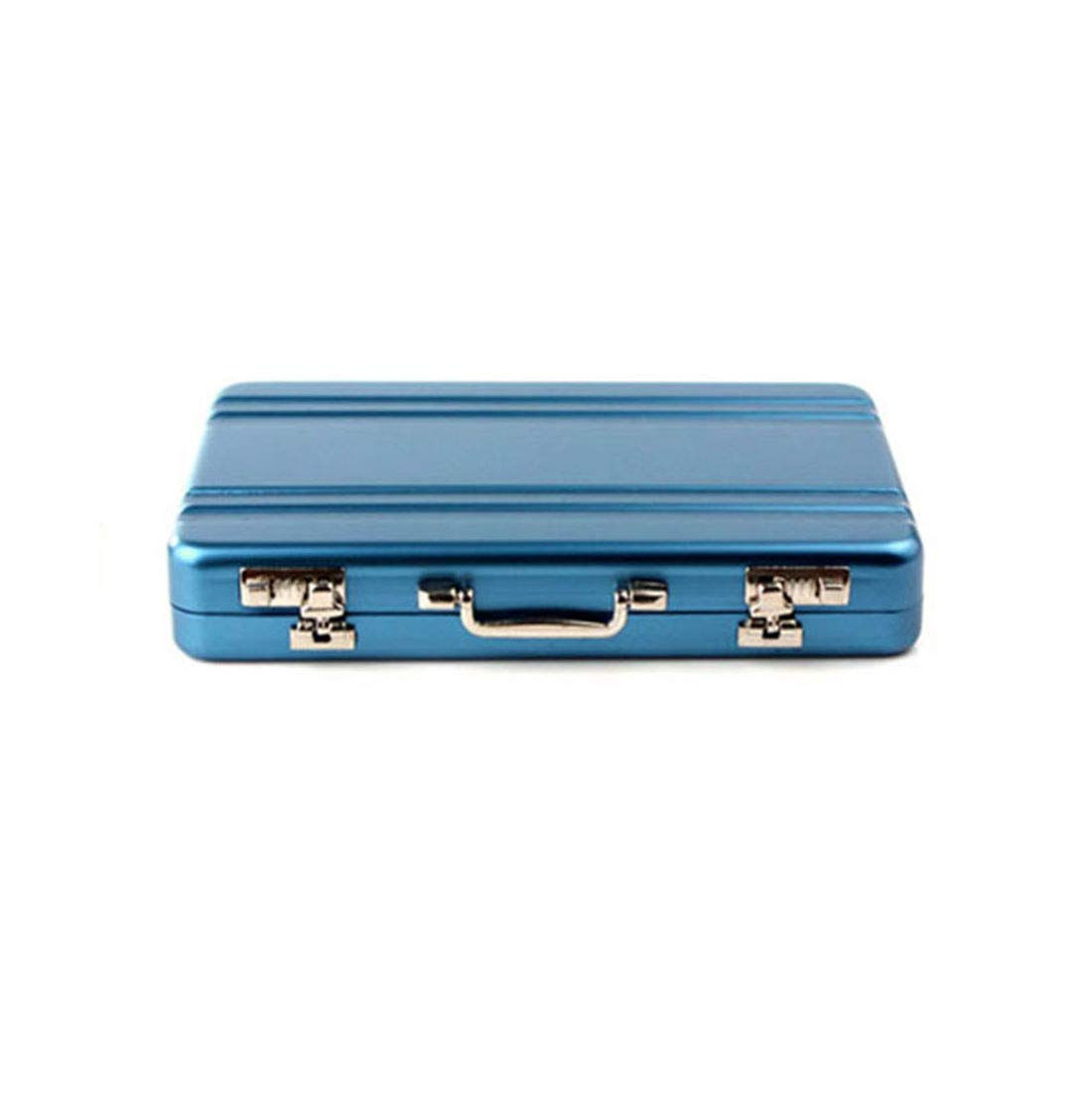 Stealodeal Blue New Mini Briefcase Debit/Credit/Visiting Card Case Cardholder