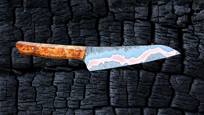 Copper-mascus Kitchen Utility Knife in Cypress